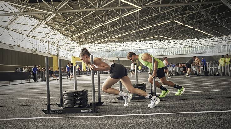 HYROX athlete training
